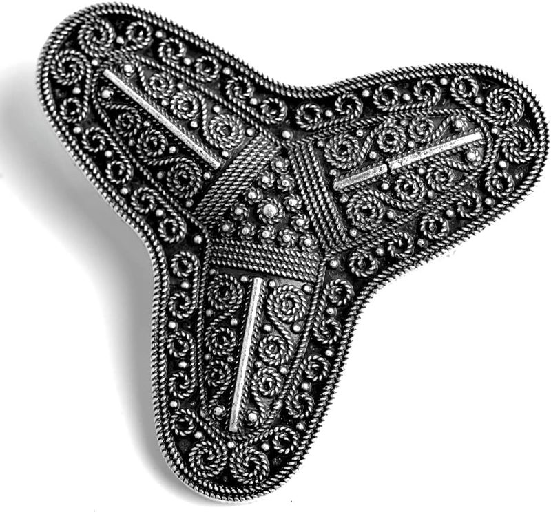 LANGHONG Norse Viking Brooch For Men Turtle Brooch Talisman Jewelry, Gift For Men - Image 1